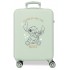Troler copii, Disney Stitch Cuddles are the best, ABS, valiza mica, verde menta, 55x38x20 cm