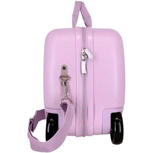 Valiza copii, ride-on, Kuromi Sweet dreams, ABS, 4 roti, violet, 45x31x20 cm