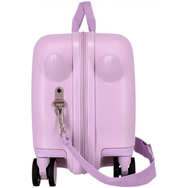 Valiza copii, ride-on, Kuromi Sweet dreams, ABS, 4 roti, violet, 45x31x20 cm