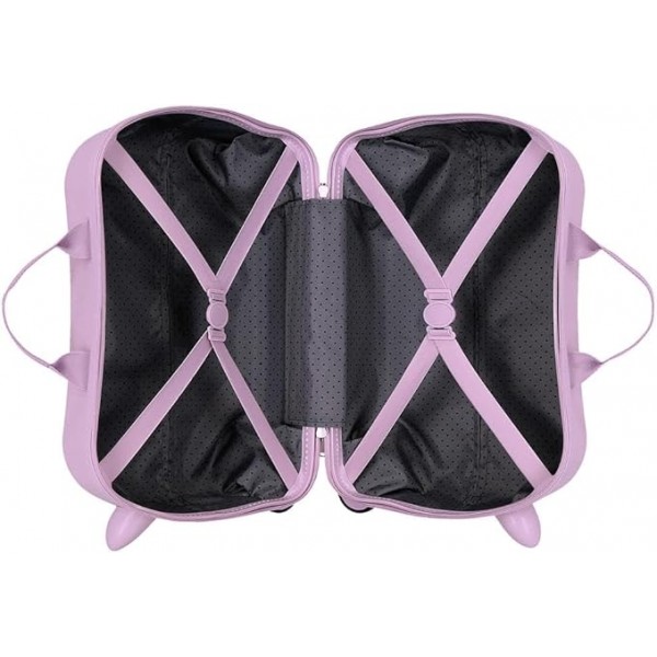 Valiza copii, ride-on, Kuromi Sweet dreams, ABS, 4 roti, violet, 45x31x20 cm