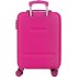 Troler copii, Kuromi Wonder, ABS, valiza mica, alb-fucsia, 55x38x20 cm