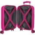 Troler copii, Kuromi Around the world, ABS, valiza mica, fucsia, 50x33x20 cm