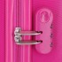 Troler copii, Kuromi Around the world, ABS, valiza mica, fucsia, 50x33x20 cm
