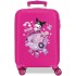 Troler copii, Kuromi Around the world, ABS, valiza mica, fucsia, 50x33x20 cm