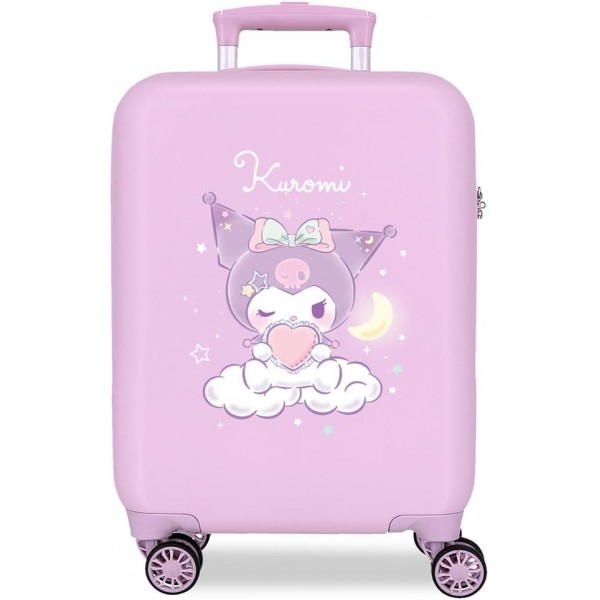 Troler copii, Kuromi Sweet dreams, ABS, valiza mica, violet, 50x33x20 cm