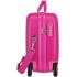 Valiza copii, ride-on, Kuromi Around the world, ABS, 4 roti, fucsia, 50x38x20 cm