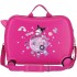 Valiza copii, ride-on, Kuromi Around the world, ABS, 4 roti, fucsia, 50x38x20 cm