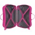 Valiza copii, ride-on, Kuromi Around the world, ABS, 4 roti, fucsia, 50x38x20 cm