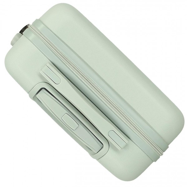 Troler copii, Disney Wish Playing with Valentino, ABS, valiza mica, verde menta, 38x55x20 cm