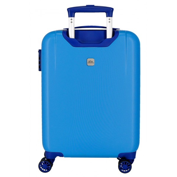 Troler copii, Disney Destination Cars, ABS, valiza mica, alba, 55x38x20 cm