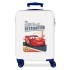 Troler copii, Disney Destination Cars, ABS, valiza mica, alba, 55x38x20 cm