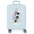 Troler copii, Disney Minnie Happy, ABS, valiza mica, albastru deschis, 38x55x20 cm