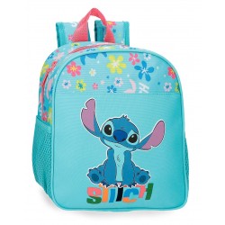 Ghiozdan gradinita fete, Disney Aloha Stitch, multicolor, 23x25x10 cm