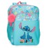 Ghiozdan scoala fete, Disney Aloha Stitch, 2 compartimente, multicolor, 30x40x13 cm