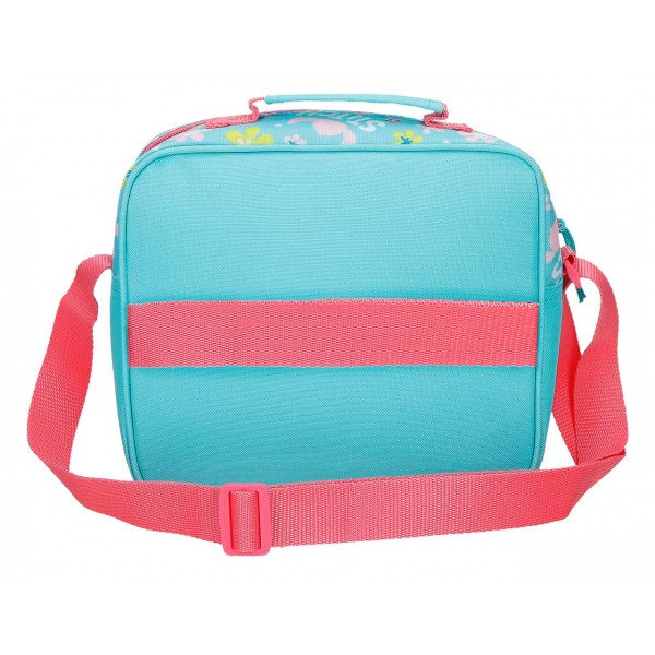 Geanta umar fete, Disney Aloha Stitch, adaptabila, multicolora, 23x20x9 cm