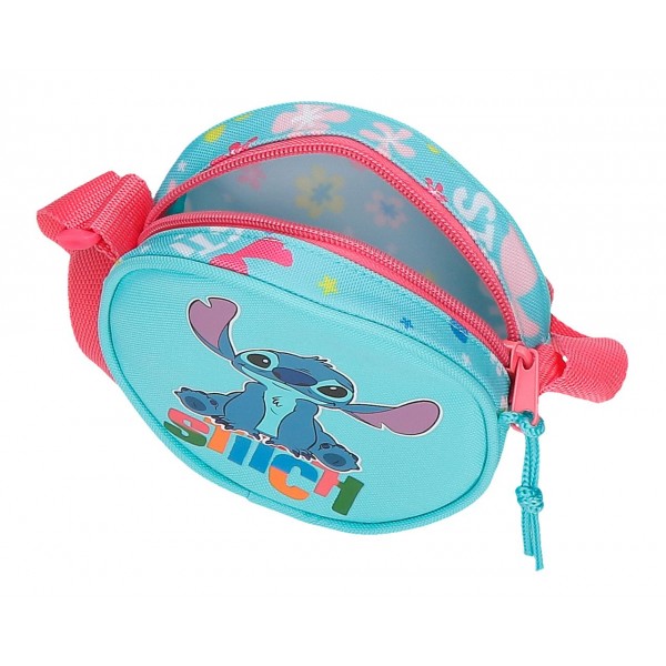 Geanta umar fete, Disney Aloha Stitch, multicolora, 14x14x4 cm