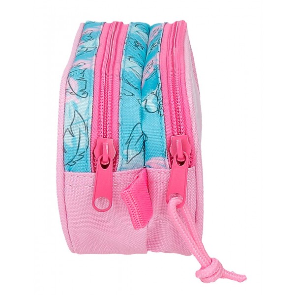 Penar fete, Disney Heart Stitch, 2 compartimente, multicolor, 23x9x7 cm