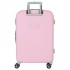 Troler copii, Disney Travelling with Stitch, ABS, valiza medie, TSA, roz deschis, 44x60x26 cm