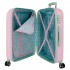 Troler copii, Disney Travelling with Stitch, ABS, valiza medie, TSA, roz deschis, 44x60x26 cm