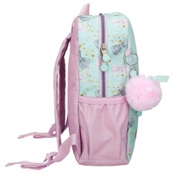 Rucsac fete clasa 0, Enso Merci amour, multicolor, 27x32x11 cm