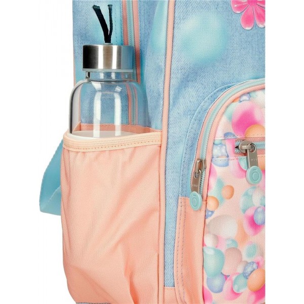 Rucsac fete clasa 0, Enso Bubbles, multicolor, 33x27x11 cm