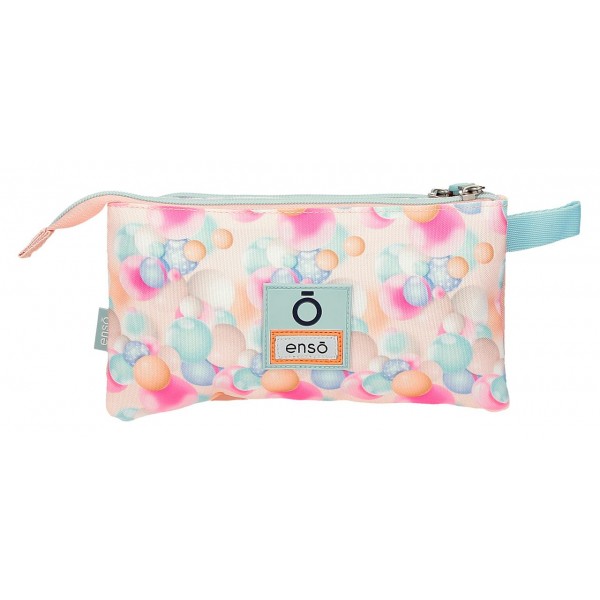 Penar fete, Enso Bubbles, 3 compartimente, multicolor, 22x12x5 cm