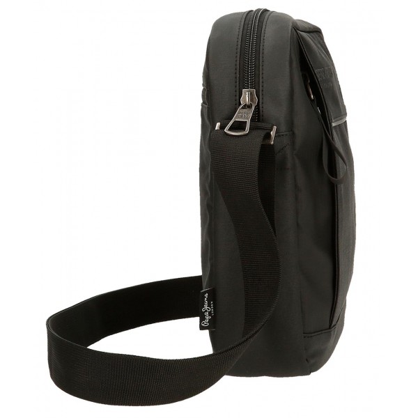 Geanta umar barbati, Pepe Jeans Dortmund, compartiment tableta, antracit, 23x27x7 cm