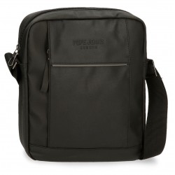 Geanta umar barbati, Pepe Jeans Dortmund, compartiment tableta, antracit, 23x27x7 cm