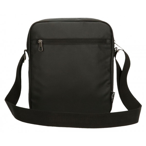 Geanta umar barbati, Pepe Jeans Dortmund, compartiment tableta, antracit, 23x27x7 cm