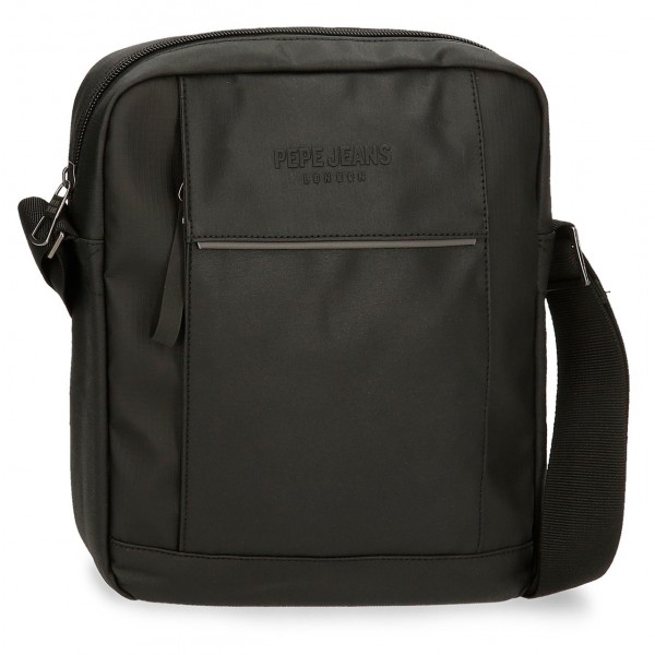 Geanta umar barbati, Pepe Jeans Dortmund, compartiment tableta, antracit, 23x27x7 cm