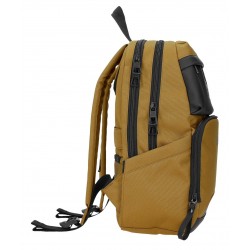 Rucsac barbati, Pepe Jeans Bromley 24, 2 compartimente, buzunare laptop 13.3 inch, tableta 12 inch, ocru, 25x36x10 cm