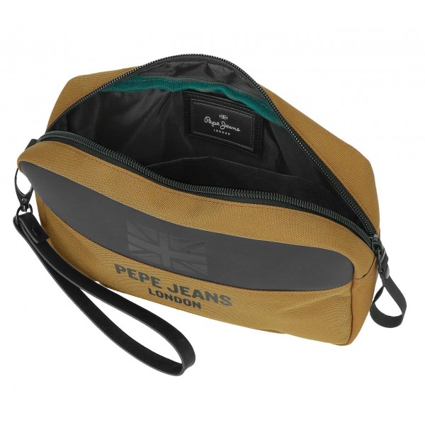 Geanta mana barbati, Pepe Jeans Bromley 24, ocru, 24.5x15x6 cm