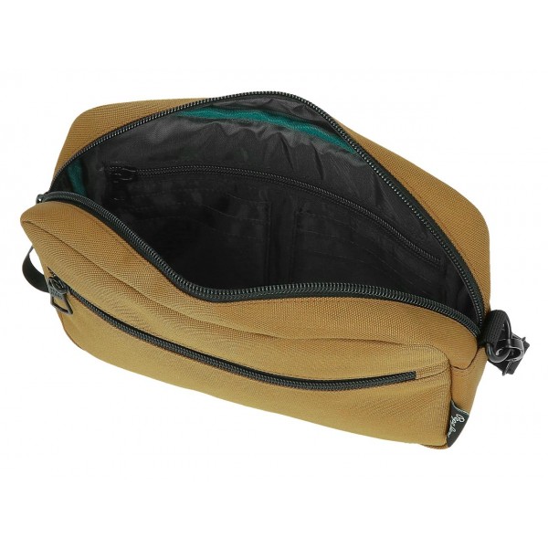 Geanta mana barbati, Pepe Jeans Bromley 24, ocru, 24.5x15x6 cm