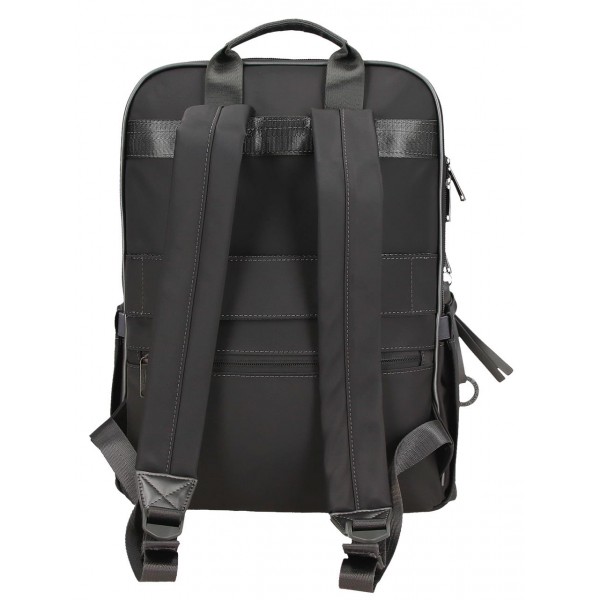 Rucsac business dama, Pepe Jeans Ruby, 2 compartimente, buzunare laptop/tableta, antracit, 30x40x13 cm