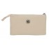 Portofel dama, Pepe Jeans Jana, 3 compartimente, protectie RFID, bej, 17.5x9.5x2 cm