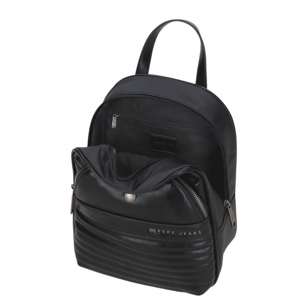 Rucsac dama, Pepe Jeans Biker, negru, 20x27x10 cm