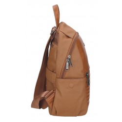 Rucsac dama, Pepe Jeans Biker, adaptabil, maro, 25x35x13 cm