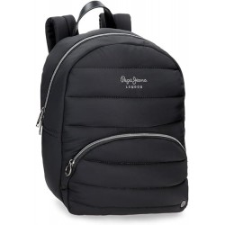 Rucsac dama, Pepe Jeans Aura, adaptabil, negru, 36x28x14 cm