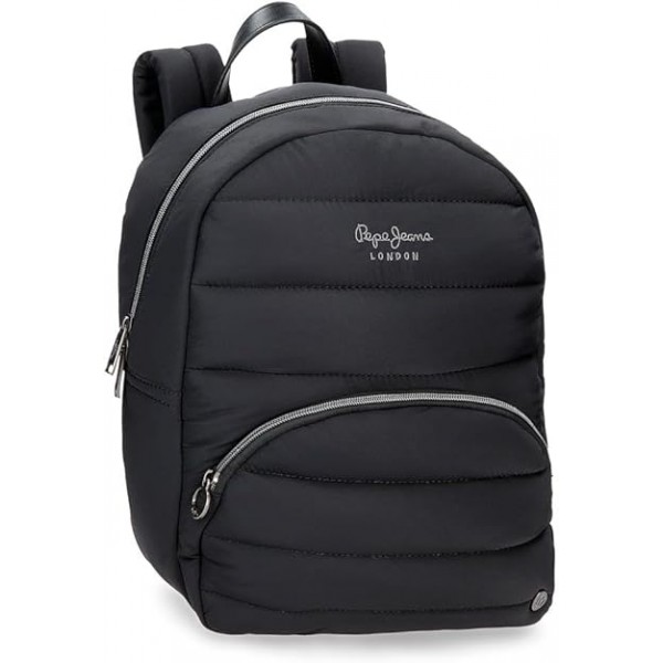 Rucsac dama, Pepe Jeans Aura, adaptabil, negru, 36x28x14 cm