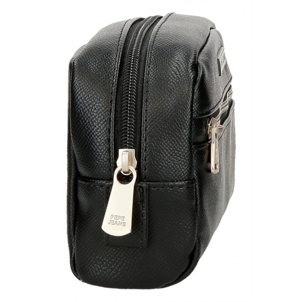 Borseta dama, Pepe Jeans Elia, neagra, 20.5x11.5x6.5 cm