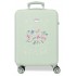 Troler cabina Movom My Little Garden ABS, 4 roti, verde menta, 20x55x38 cm