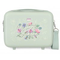 Geanta cosmetice Movom My Little Garden, ABS adaptabila verde menta, 15x21x29 cm
