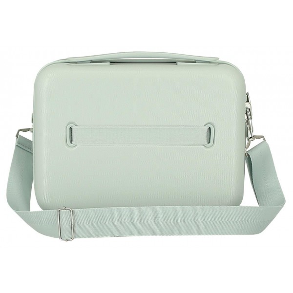 Geanta cosmetice Movom My Little Garden, ABS adaptabila verde menta, 15x21x29 cm