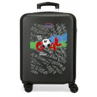 Troler cabina copii Movom Offside Goal ABS, 4 roti, negru, 20x55x38 cm