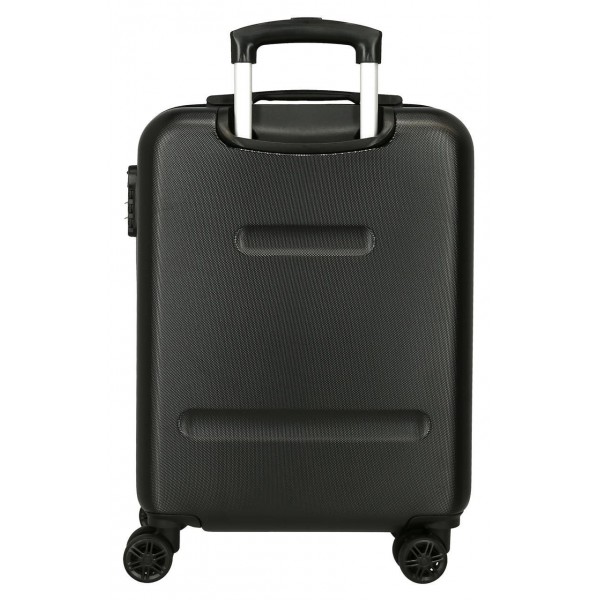 Troler cabina copii Movom Offside Goal ABS, 4 roti, negru, 20x55x38 cm