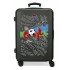 Troler mediu copii Movom Offside Goal ABS, 4 roti, negru, 23x65x46 cm
