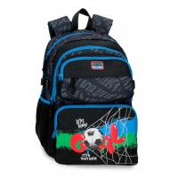 Rucsac Movom Offside negru adaptabil, 2 compartimente negru 19x45x32 cm