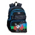 Rucsac Movom Offside negru adaptabil, 2 compartimente negru 19x45x32 cm