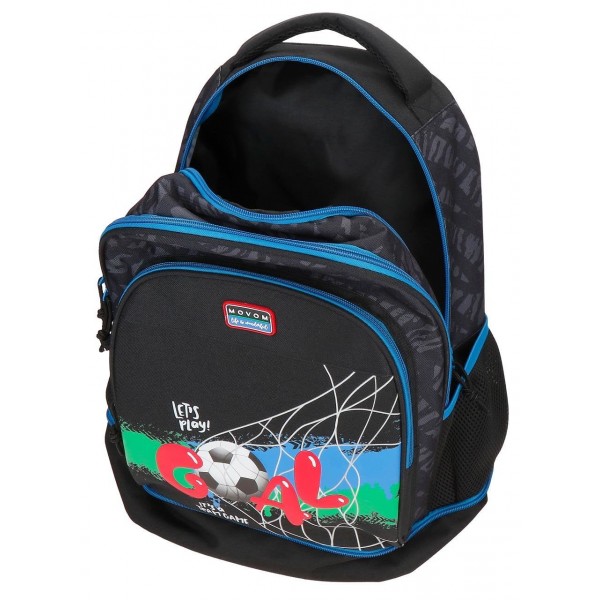 Rucsac troler detasabil Movom Offside 2 roti negru 21x43x32 cm