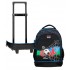 Rucsac troler detasabil Movom Offside 2 roti negru 21x43x32 cm
